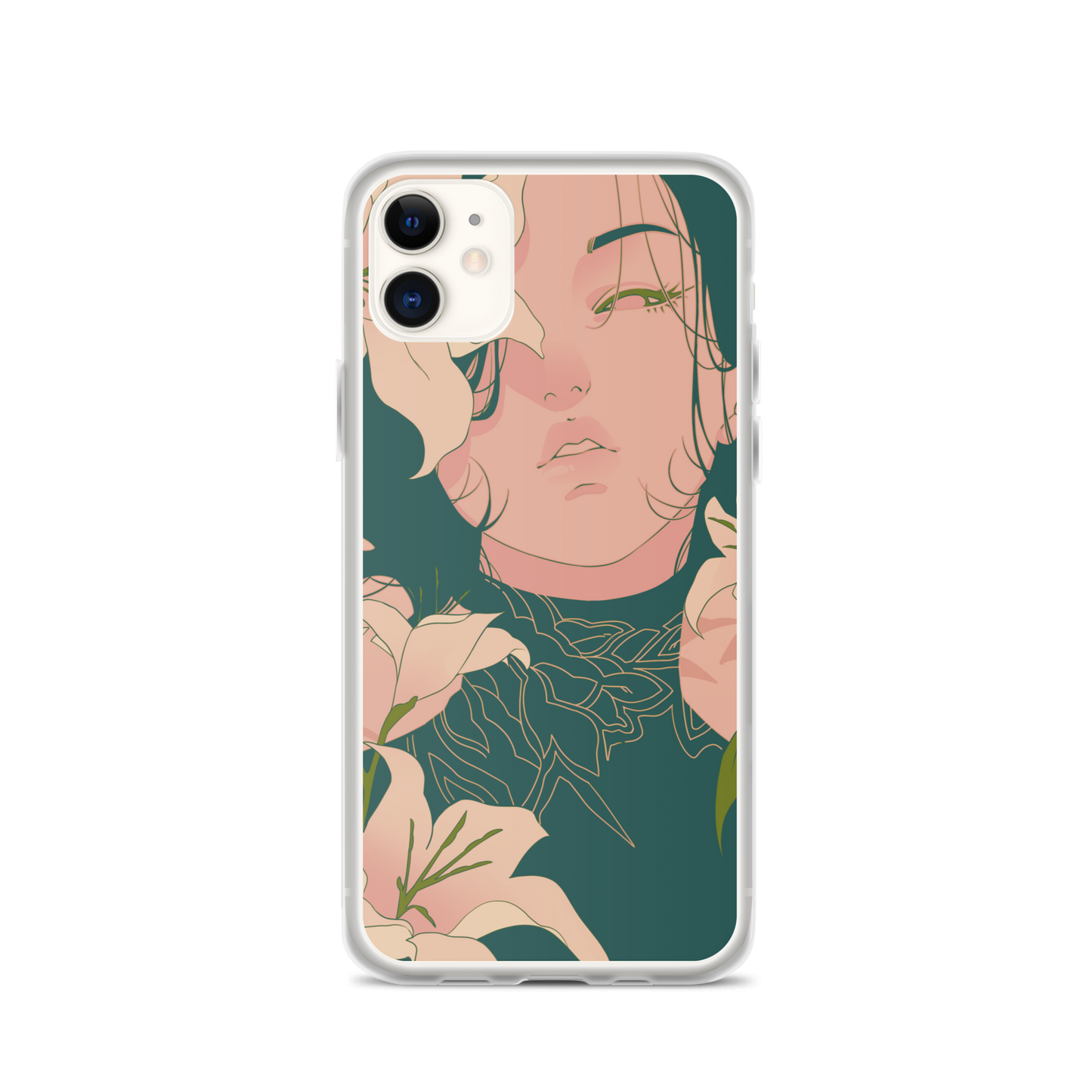 Funda transparente Bloom para iPhone®