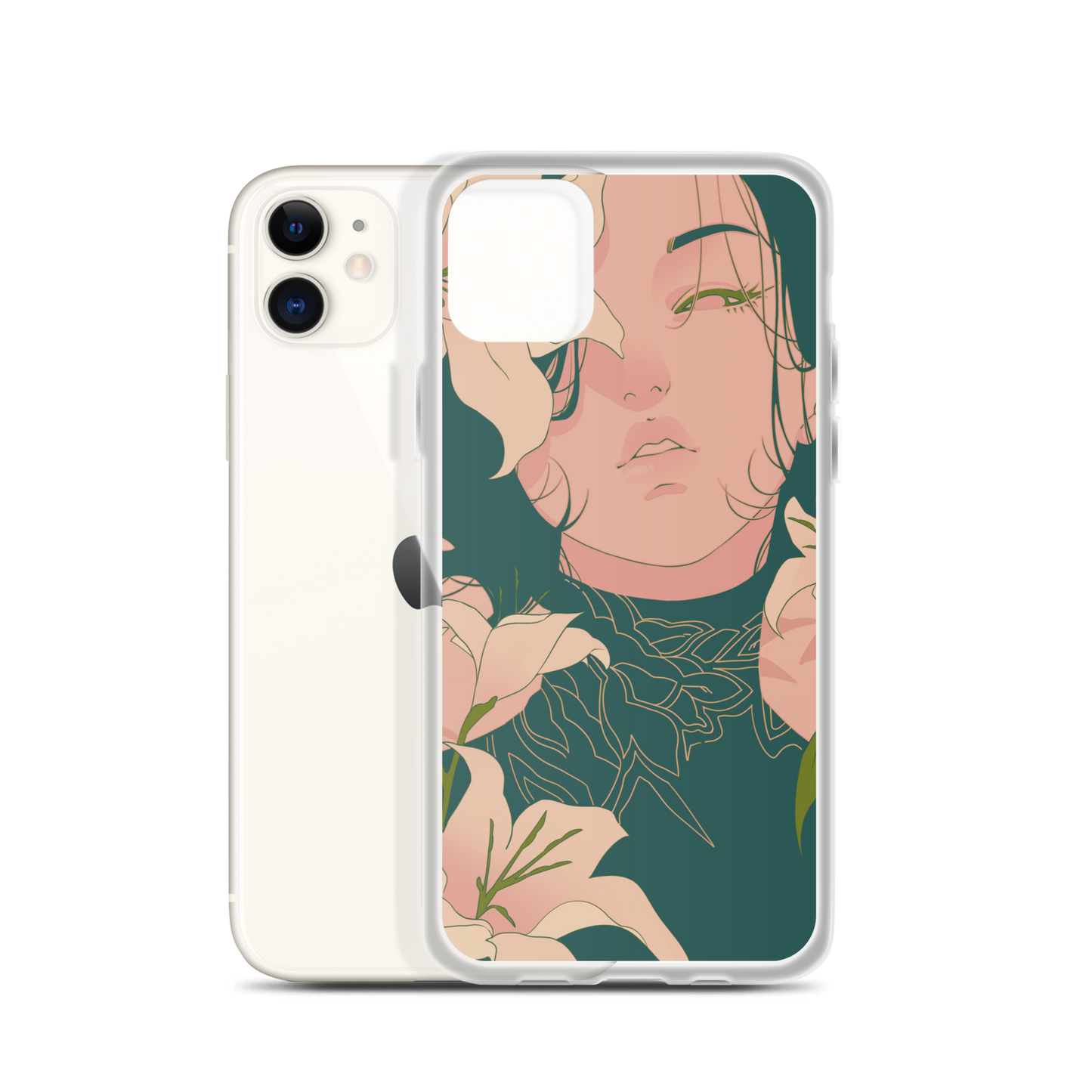 Funda transparente Bloom para iPhone®