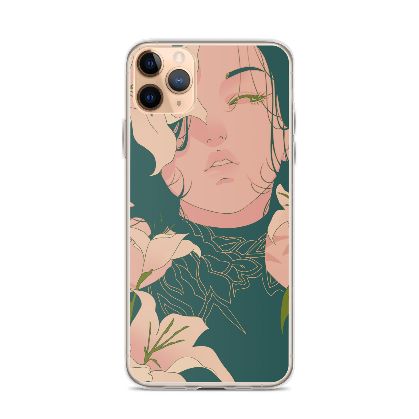 Funda transparente Bloom para iPhone®