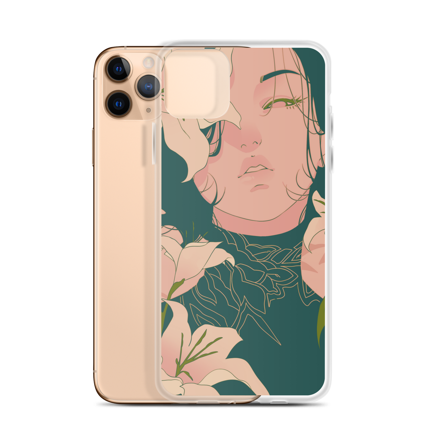 Funda transparente Bloom para iPhone®