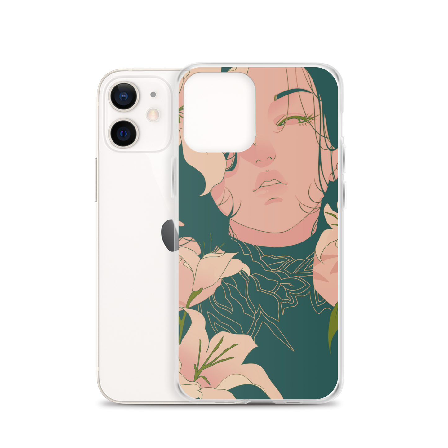 Funda transparente Bloom para iPhone®