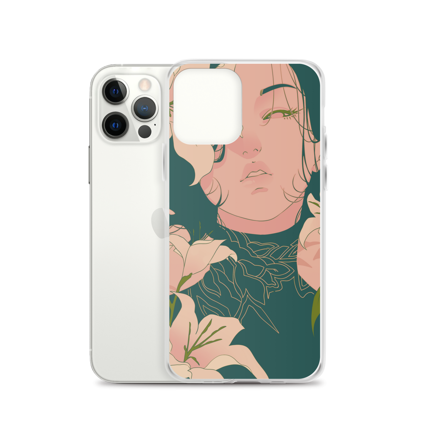 Funda transparente Bloom para iPhone®