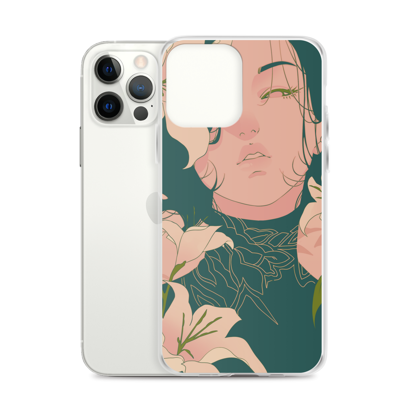 Funda transparente Bloom para iPhone®