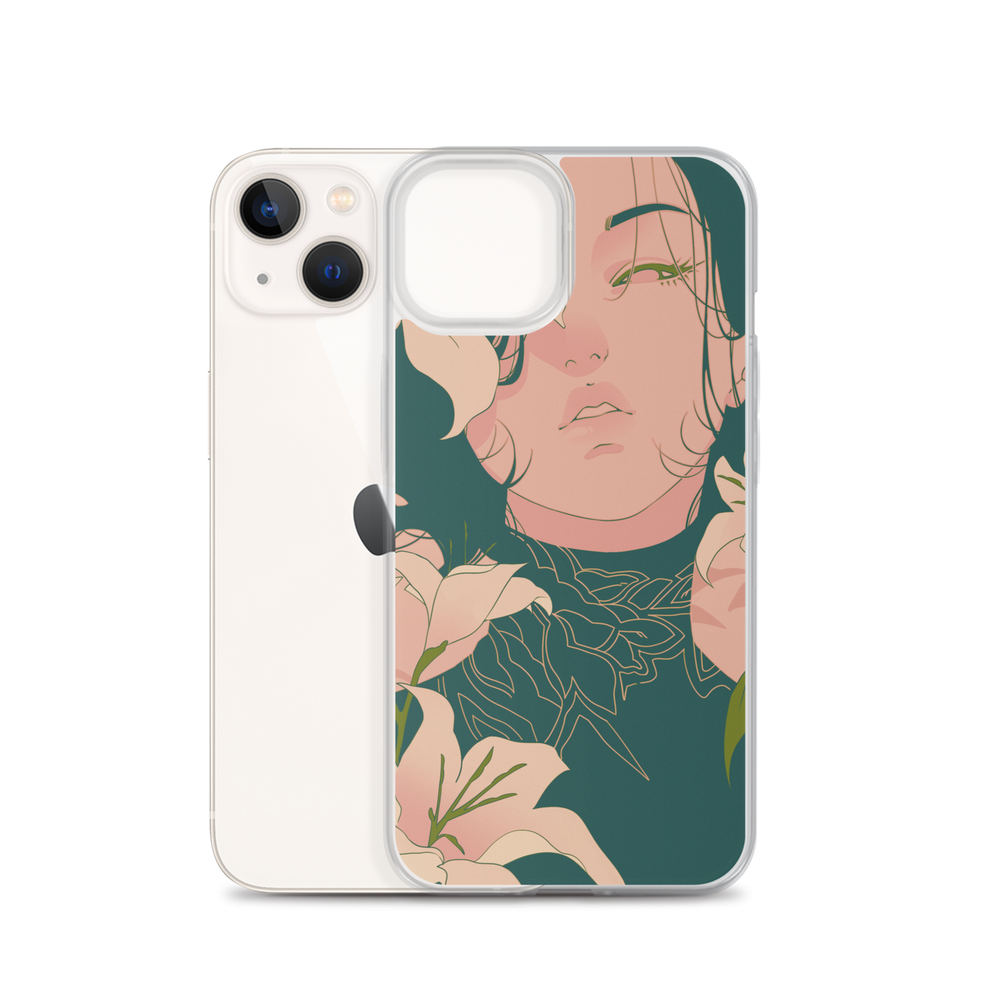 Funda transparente Bloom para iPhone®