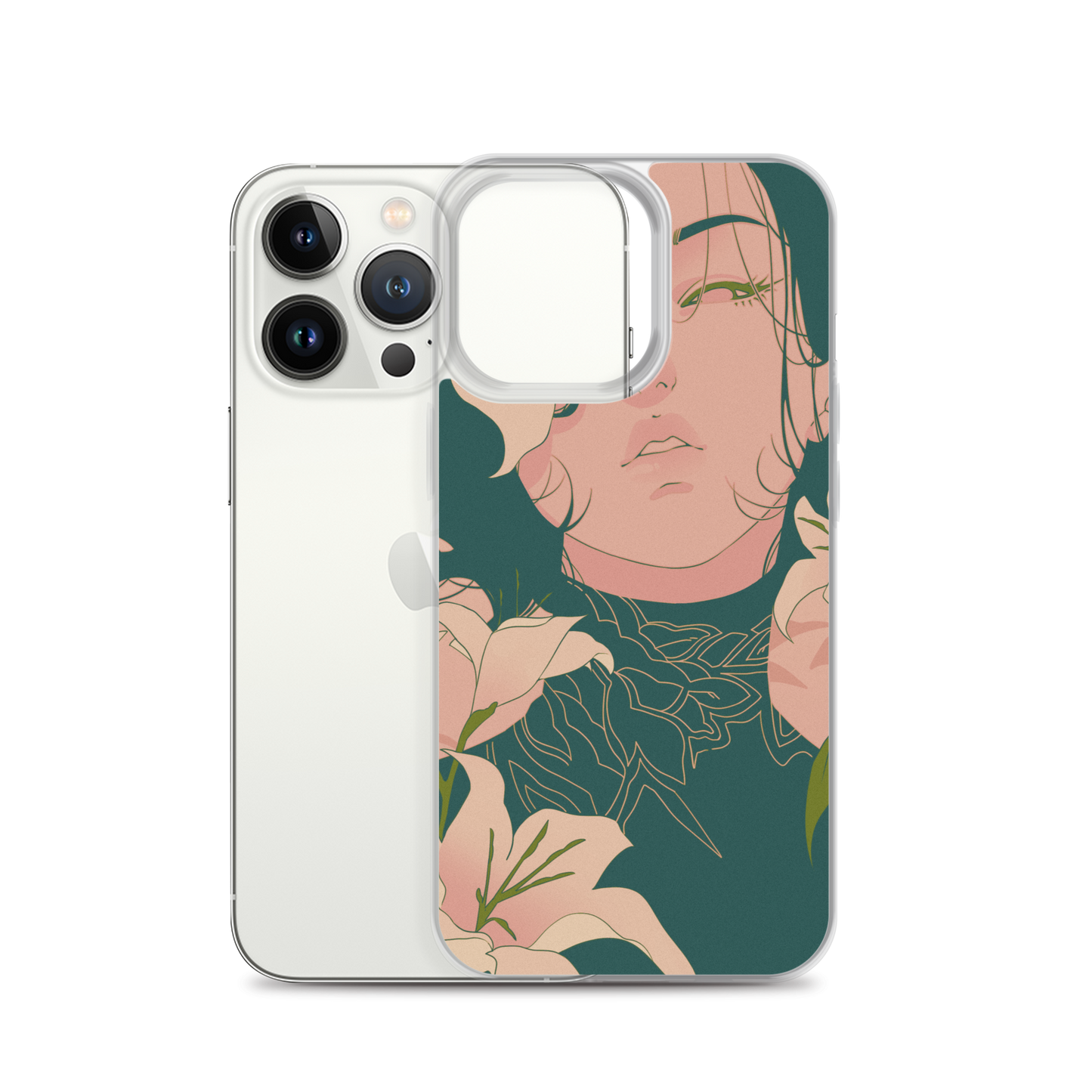 Funda transparente Bloom para iPhone®