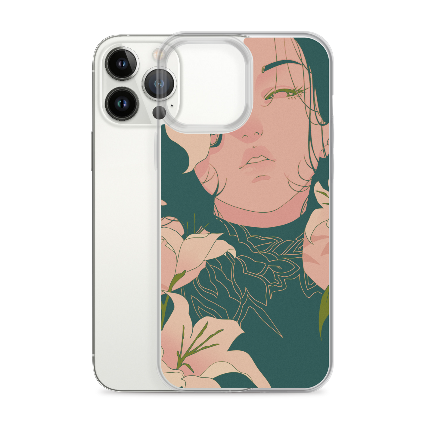 Funda transparente Bloom para iPhone®