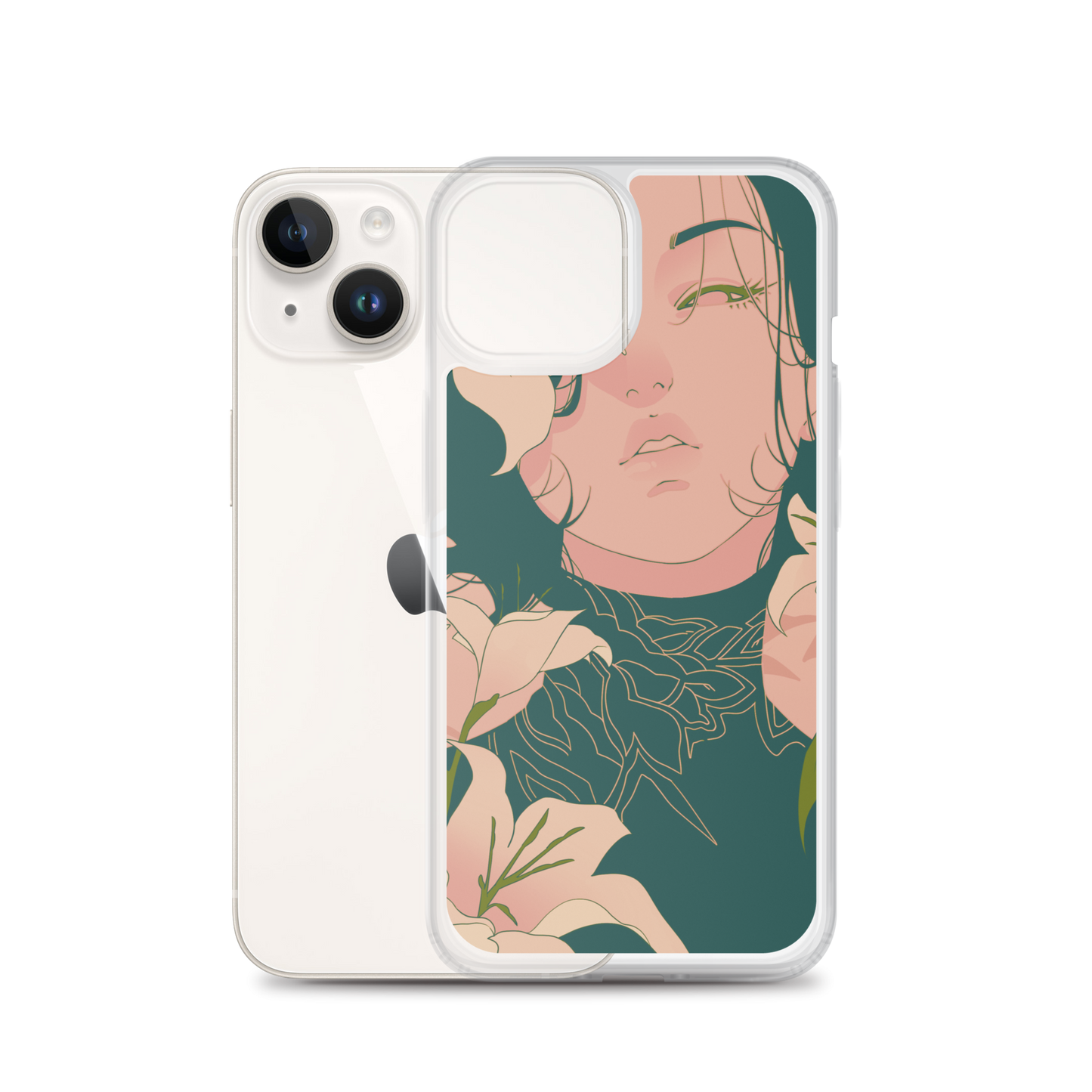 Funda transparente Bloom para iPhone®