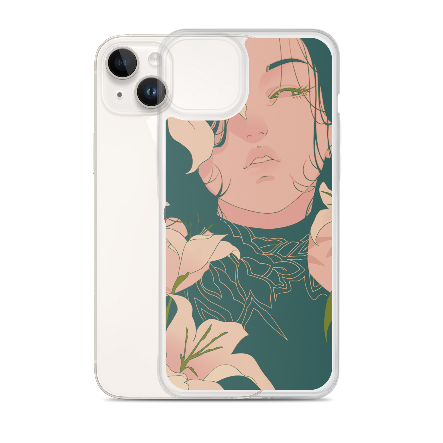 Funda transparente Bloom para iPhone®