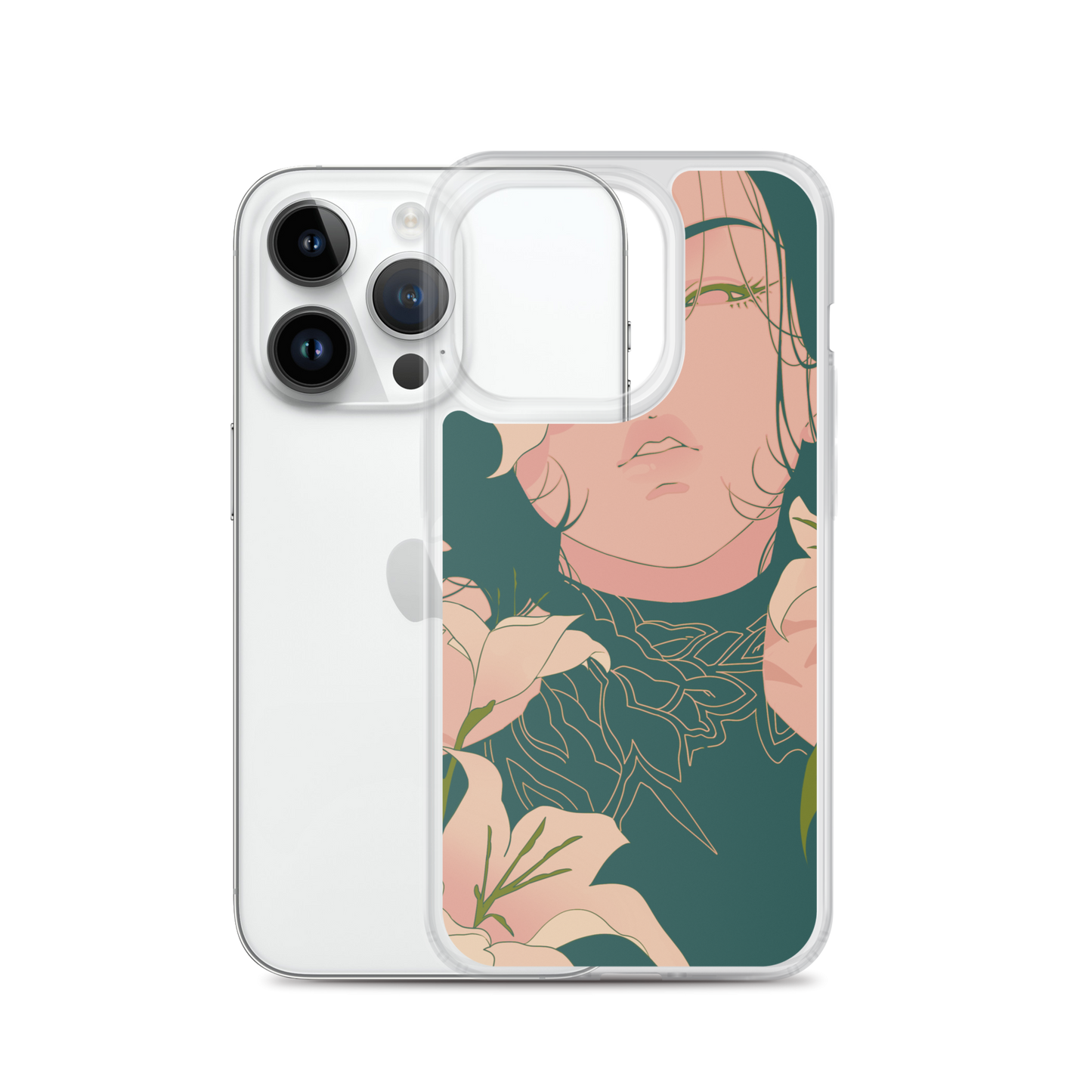 Funda transparente Bloom para iPhone®