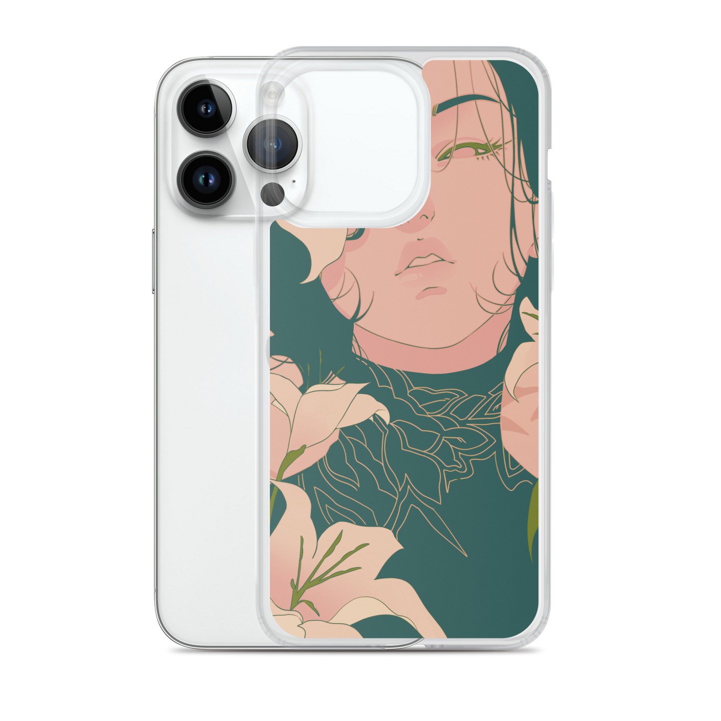 Funda transparente Bloom para iPhone®