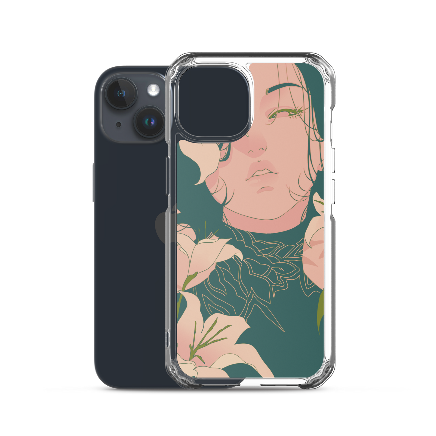 Funda transparente Bloom para iPhone®