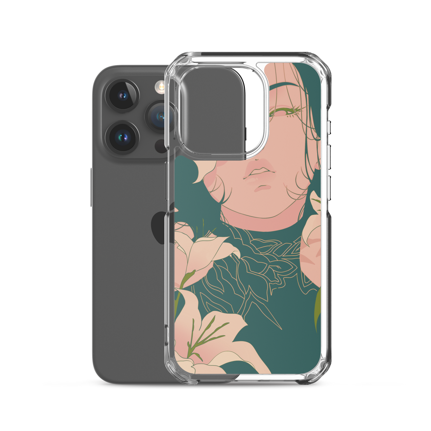 Funda transparente Bloom para iPhone®